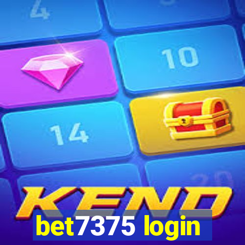 bet7375 login